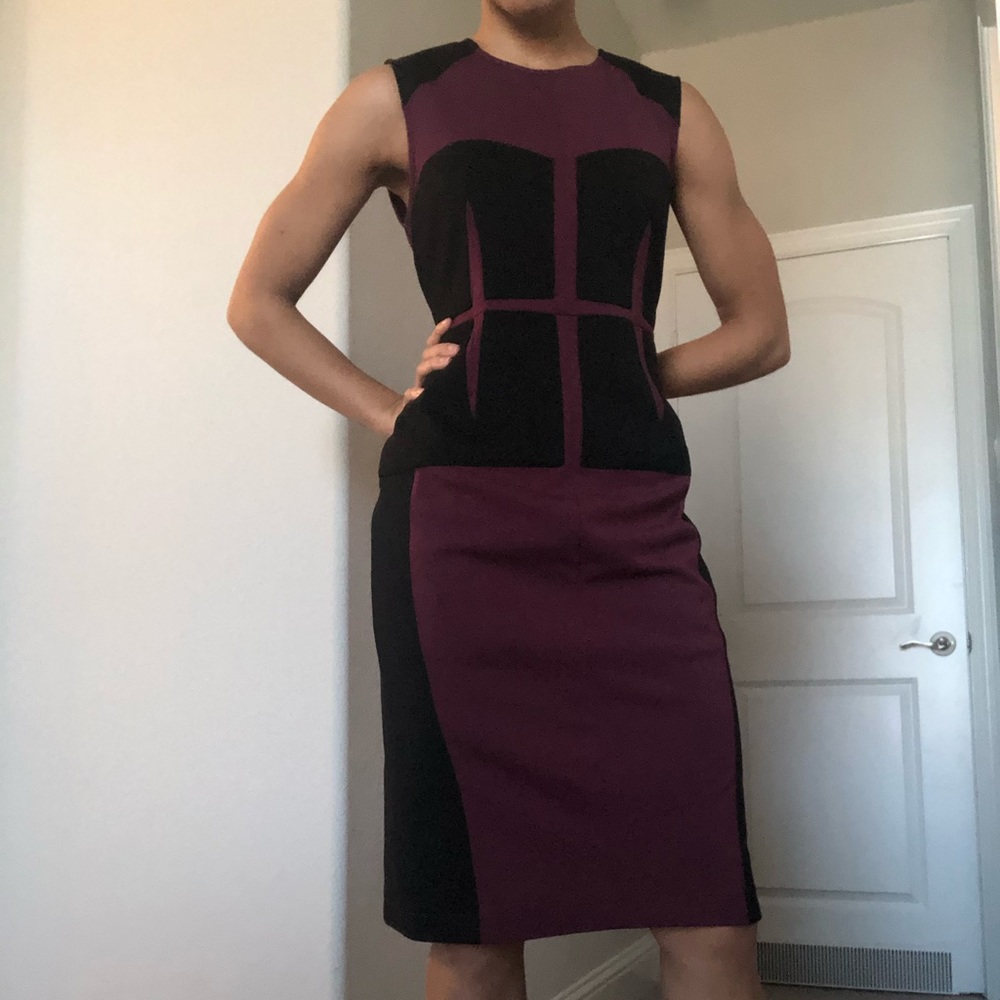 Black and Purple dress